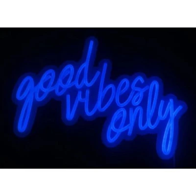 Enseigne Néon Good Vibes Only